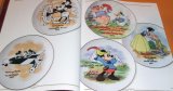 RARE The Art of Disney PLATES book mickey dish souvenir goods memento