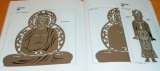 Statue of Buddha Cutting Paper Art Craft book