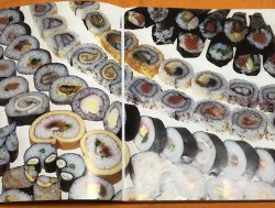 Photo1: Decoration Art Sushi Roll How to Make Japanese Book from Japan