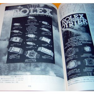 Photo: Vintage Wrist Watch in Adverts 1888-1969 book japan old vtg ROLEX OMEGA