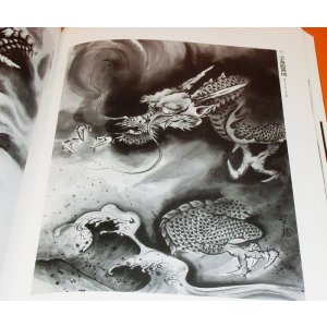 Photo: All of SEIRYU KITABATAKE Japanese dragon RYU picture book painting tattoo