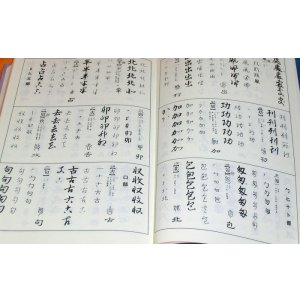 Photo: Japanese Break Calligraphy Dictionary book character kanji japan