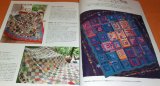 Photo: How to make Log Cabin Quilt book from japan japanese patchwork tapestry