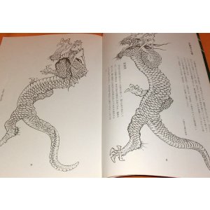 Photo: How to draw Japanese dragon RYU picture book japan tattoo painting