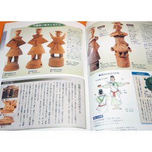 Photo: HANIWA Japanese Kofun Period Terracotta Clay Figures Book from Japan