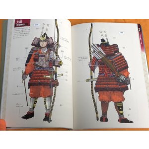 Photo: Japanese SAMURAI Old War Armor Yoroi Kabuto Illustration Book from Japan #