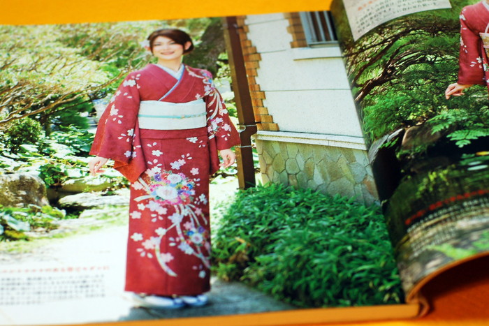 Photo1: Kimono and Obi how to wears Photo Book from japan (1)