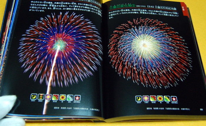 Photo1: pictorial book of Japanese Fireworks from japan (1)