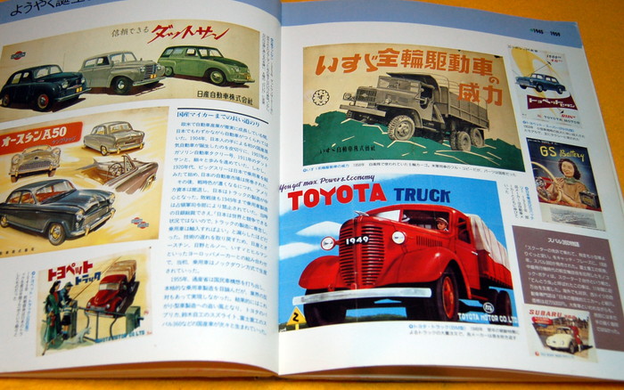 Photo1: Vintage car graffiti poster book japan, japanese, antique (1)