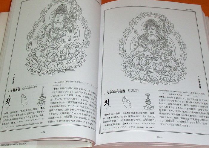 Photo1: Mandala Picture Dictionary book from Japan Japanese Hinduism Buddhism (1)