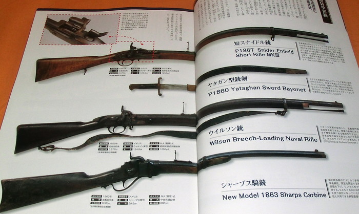 Photo1: Rifle and Cannon in Japanese Bakumatsu to Meiji Restoration book Japan (1)