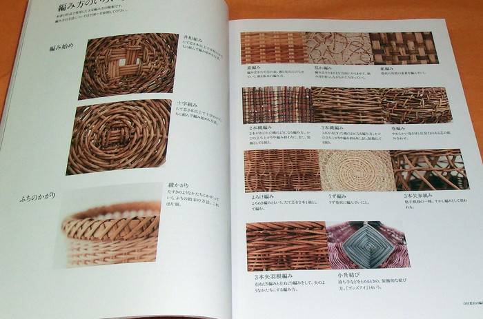 Photo1: How To Make Natural Materials Weave Basket book japan japanese bag (1)